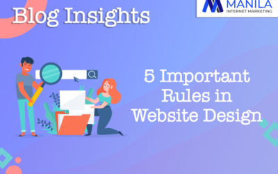 5 Important Rules in Website Design