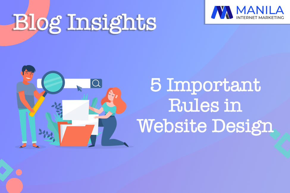 5 Important Rules in Website Design